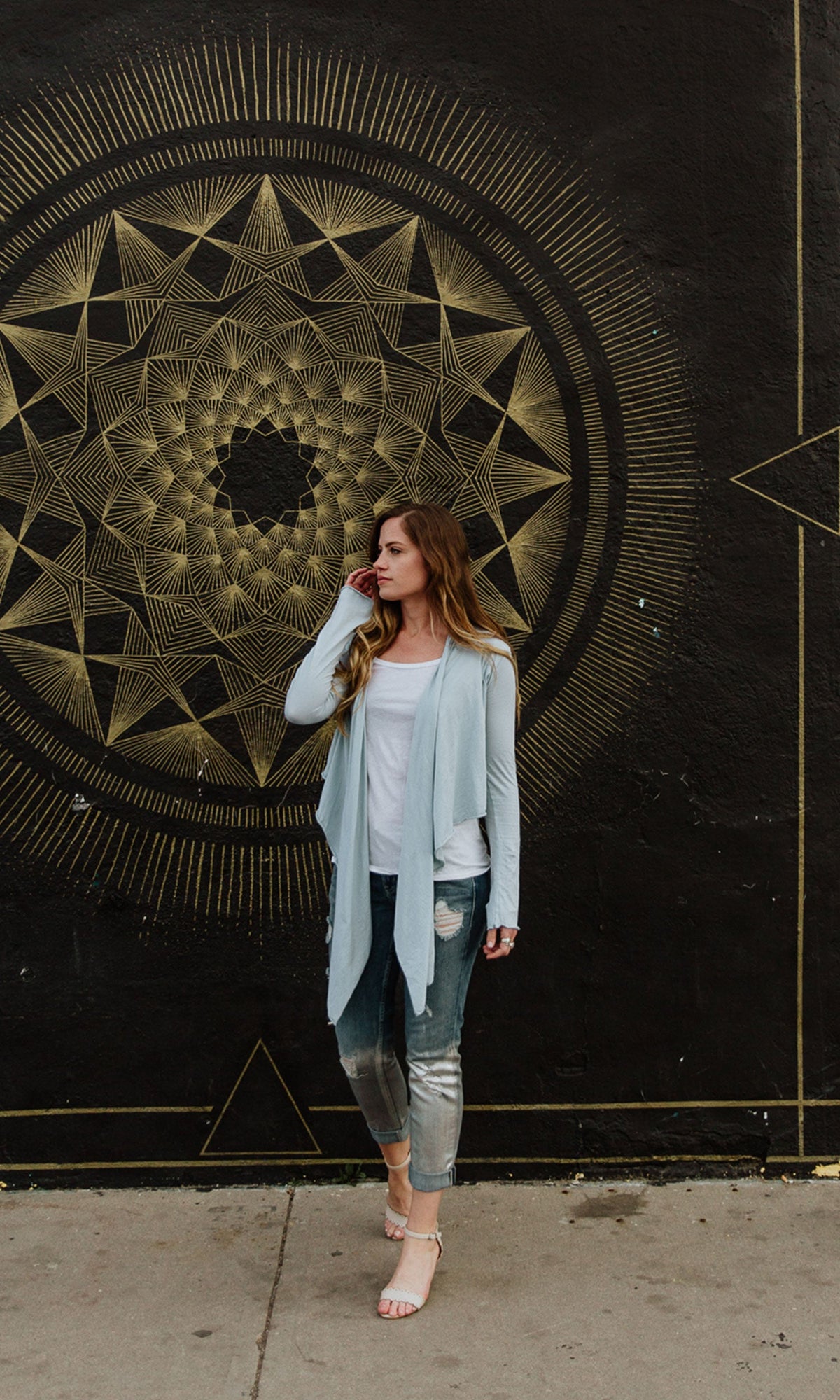 Velvet by Graham &amp; Spencer Pavla Gauzy Whisper Raw Edge Cardigan