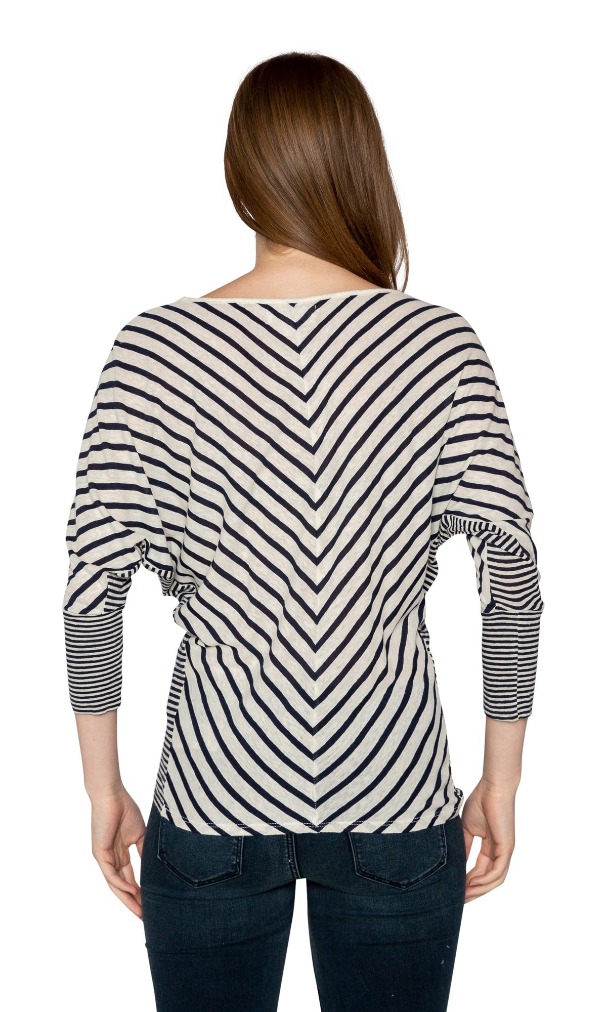 Velvet by Graham &amp; Spencer Suna Mixed Stripes Dolman Top