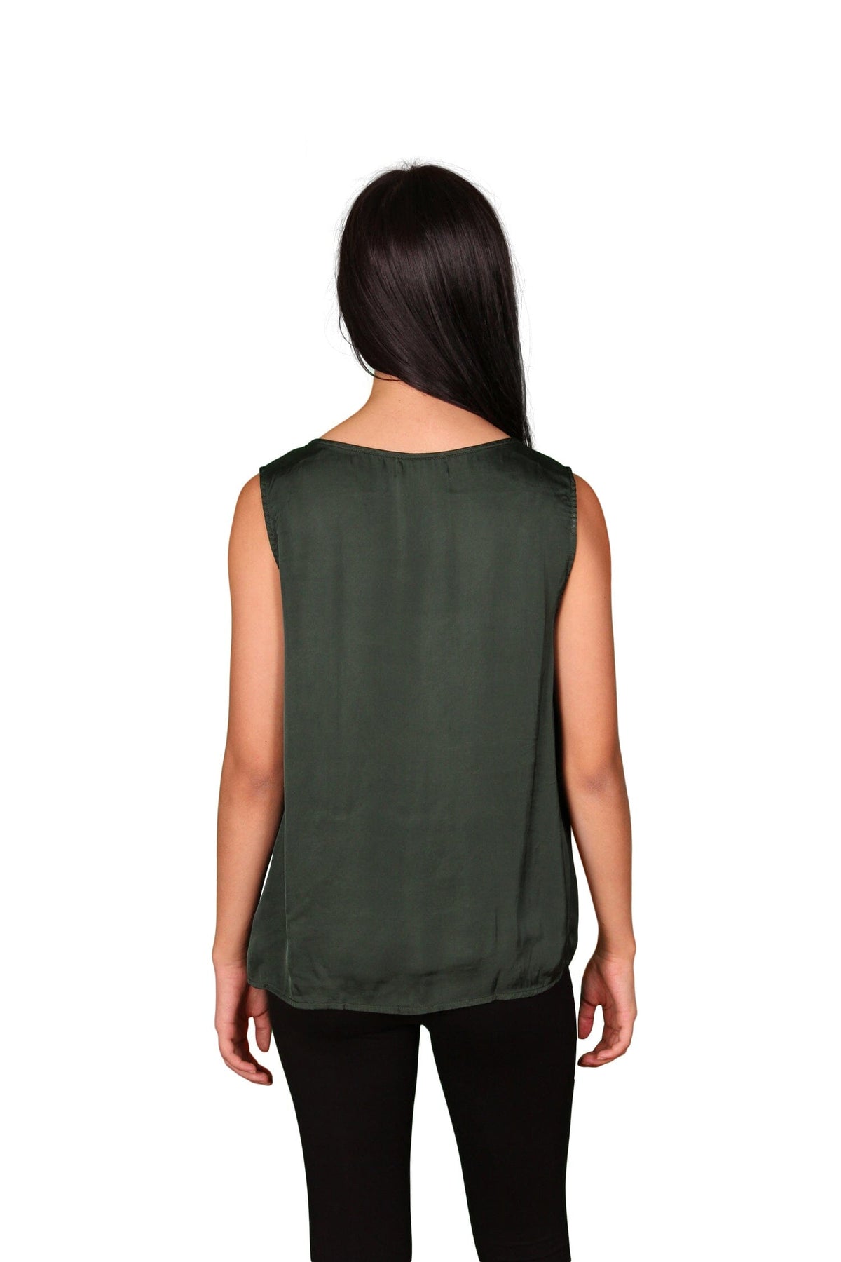 Velvet by Graham &amp; Spencer Shandy Satin Tie Neck Blouse