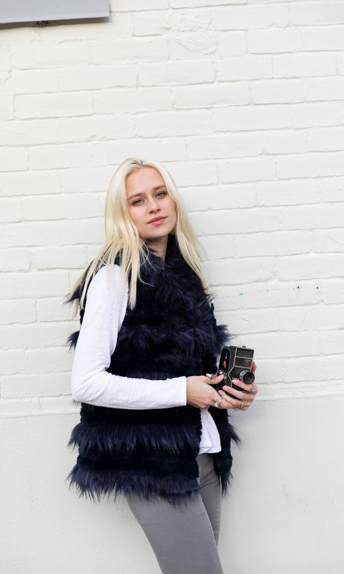 Love Token Alessa Faux Fur Vest