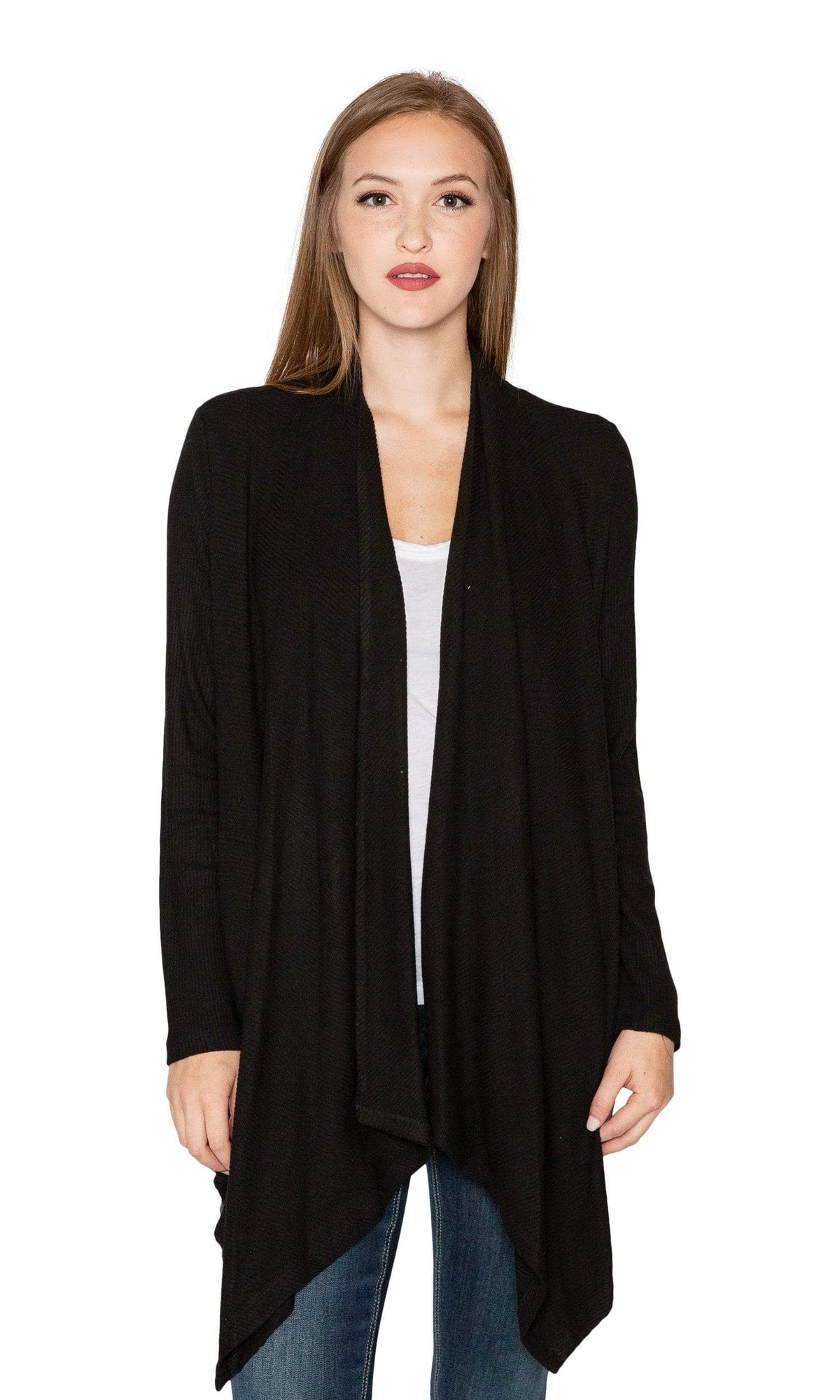 Velvet by Graham &amp; Spencer Soraya Cozy Jersey Ribbed Cardigan