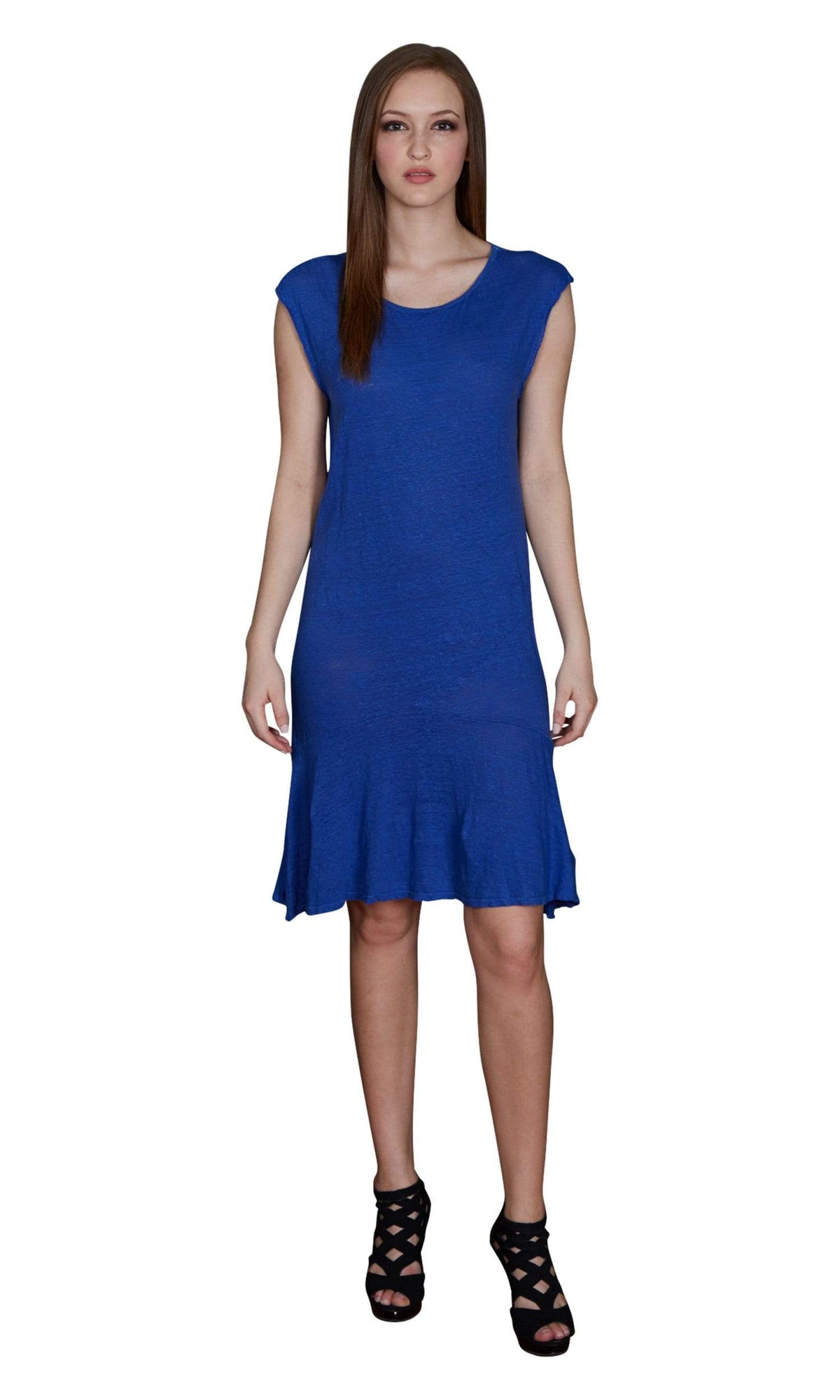 Velvet by Graham &amp; Spencer Semaj Linen Cap Sleeve Dress