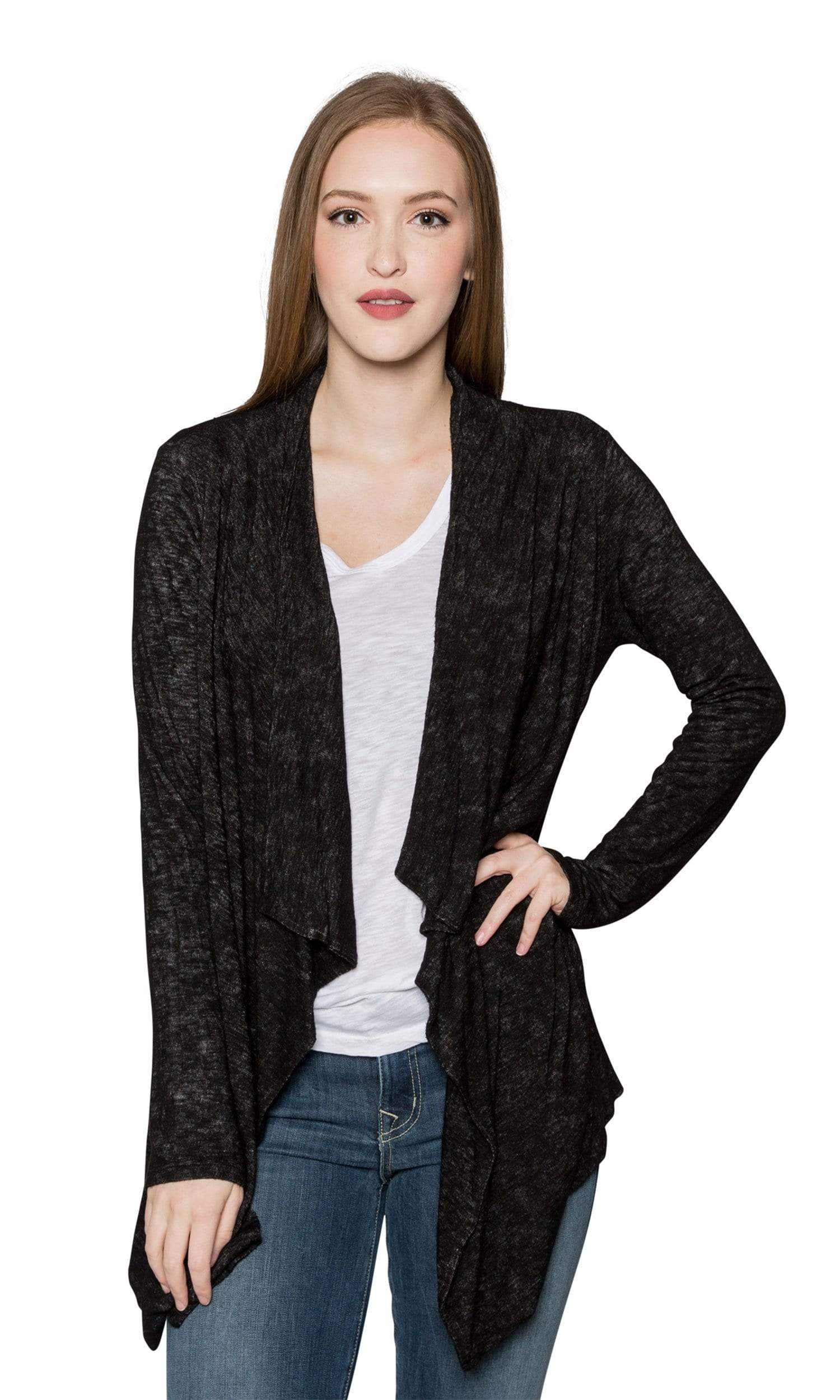 Velvet by Graham & Spencer Catherine Open Drape Cardigan