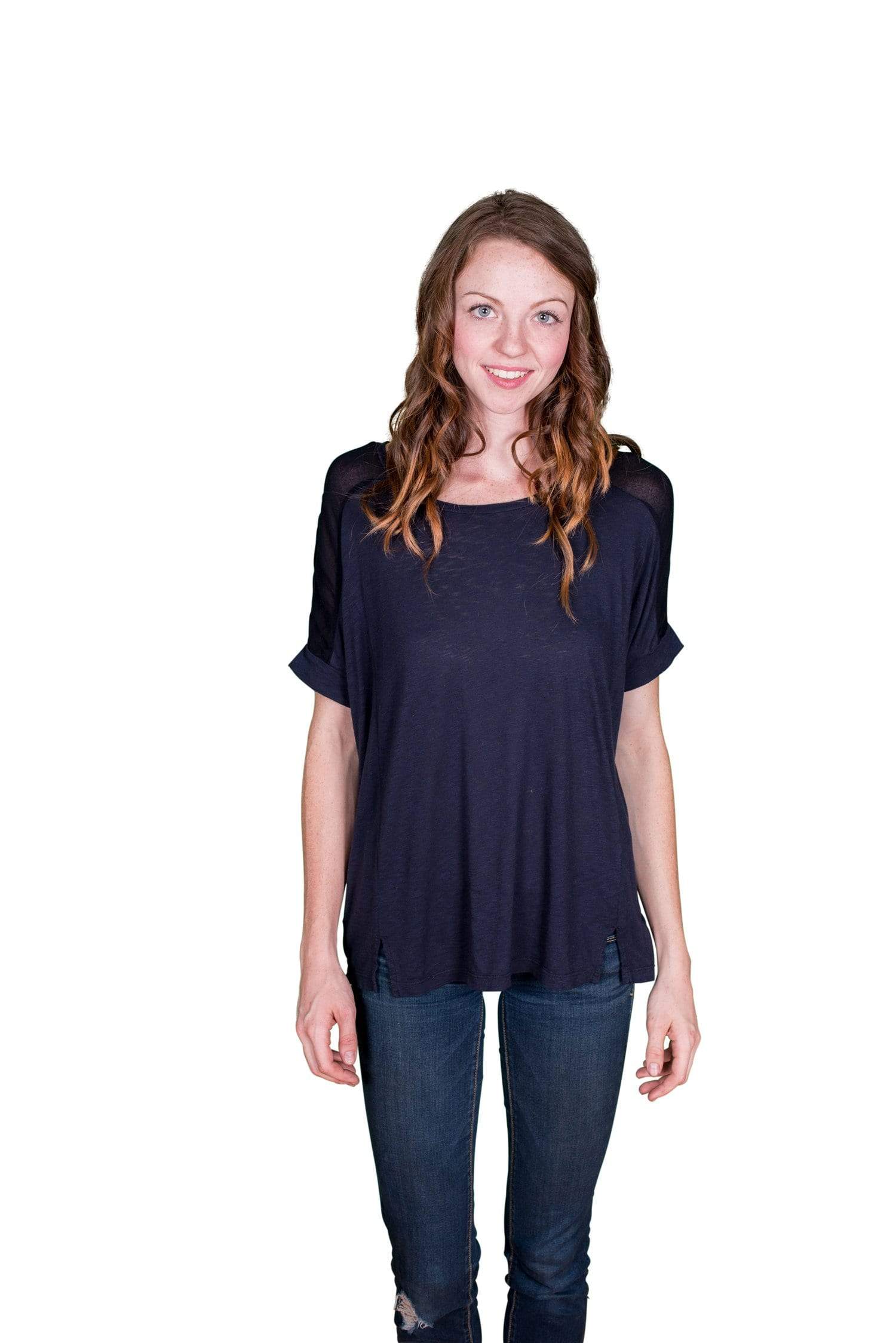 Velvet by Graham & Spencer Loretta Short Sleeve Dolman Top