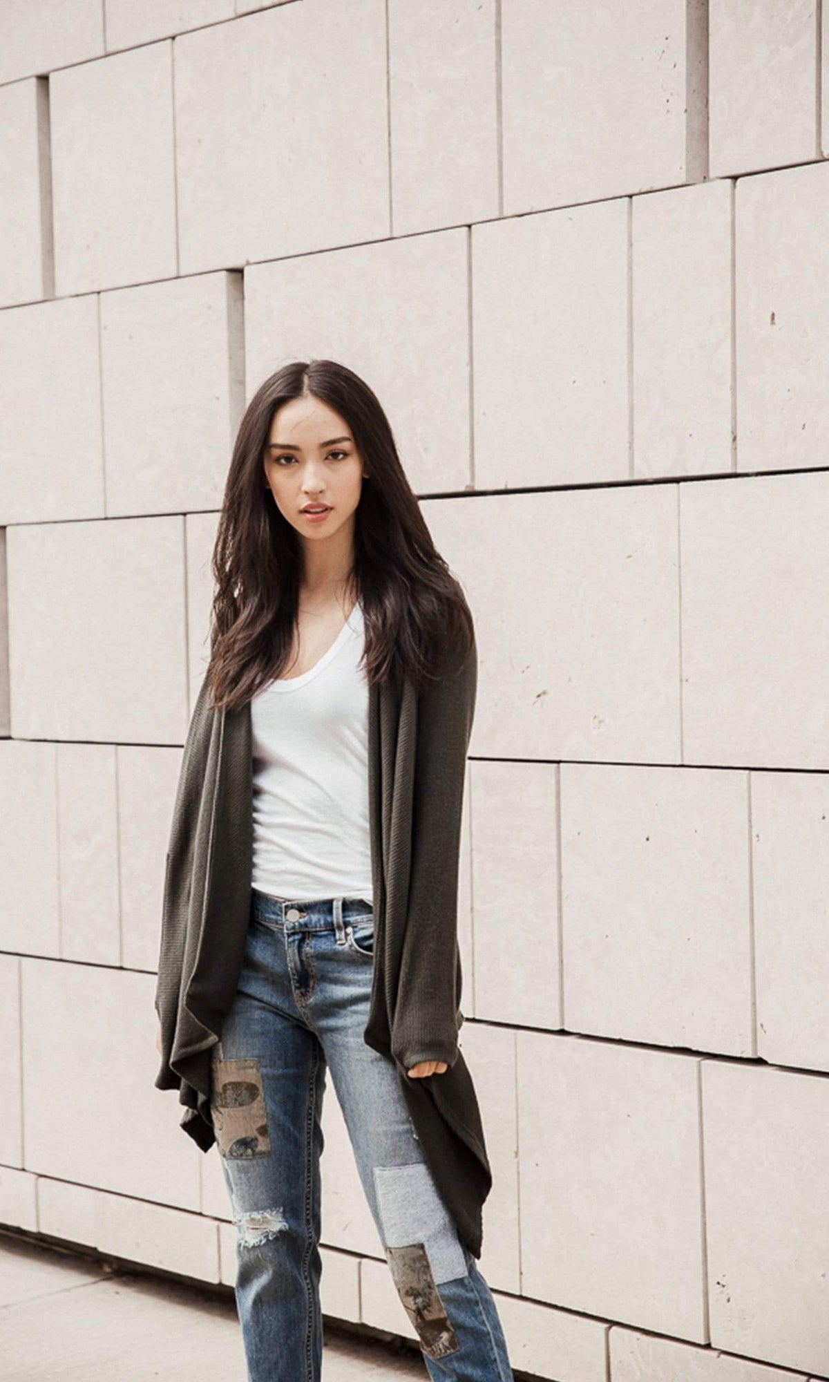 Velvet by Graham &amp; Spencer Soraya Cozy Jersey Ribbed Cardigan