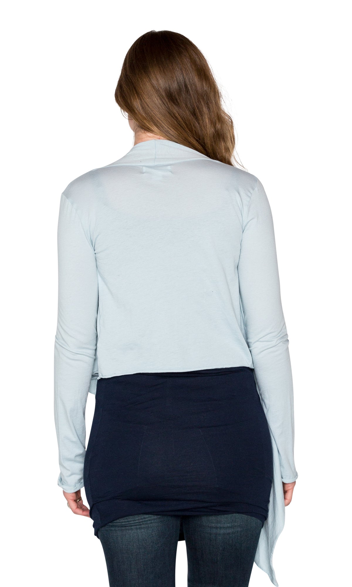 Velvet by Graham &amp; Spencer Pavla Gauzy Whisper Raw Edge Cardigan