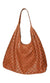 Streets Ahead Carrie Pyramid Embossed Leather Hobo