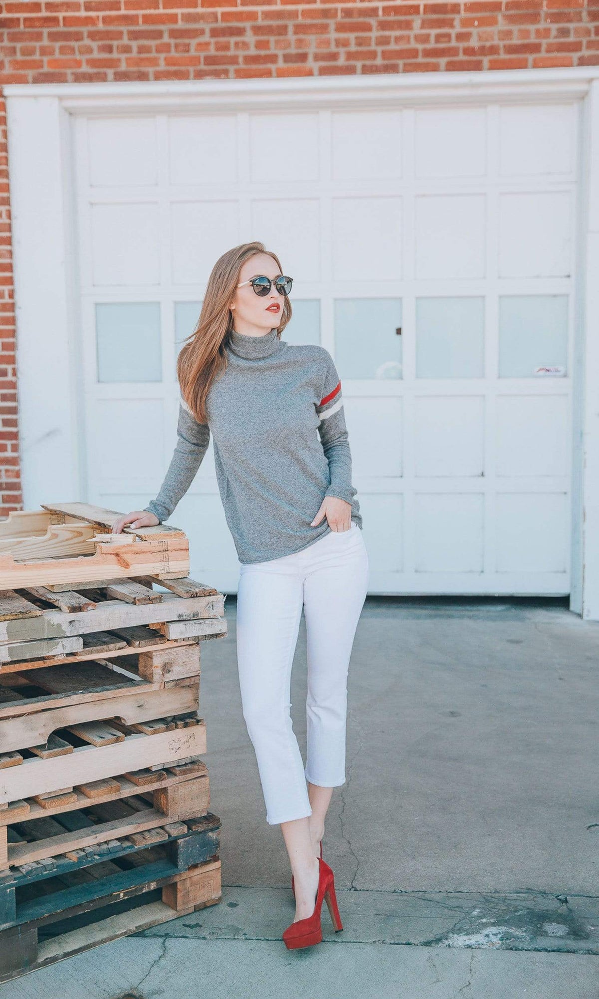 Velvet by Graham &amp; Spencer Bonnie Stripe Cashmere Sweater