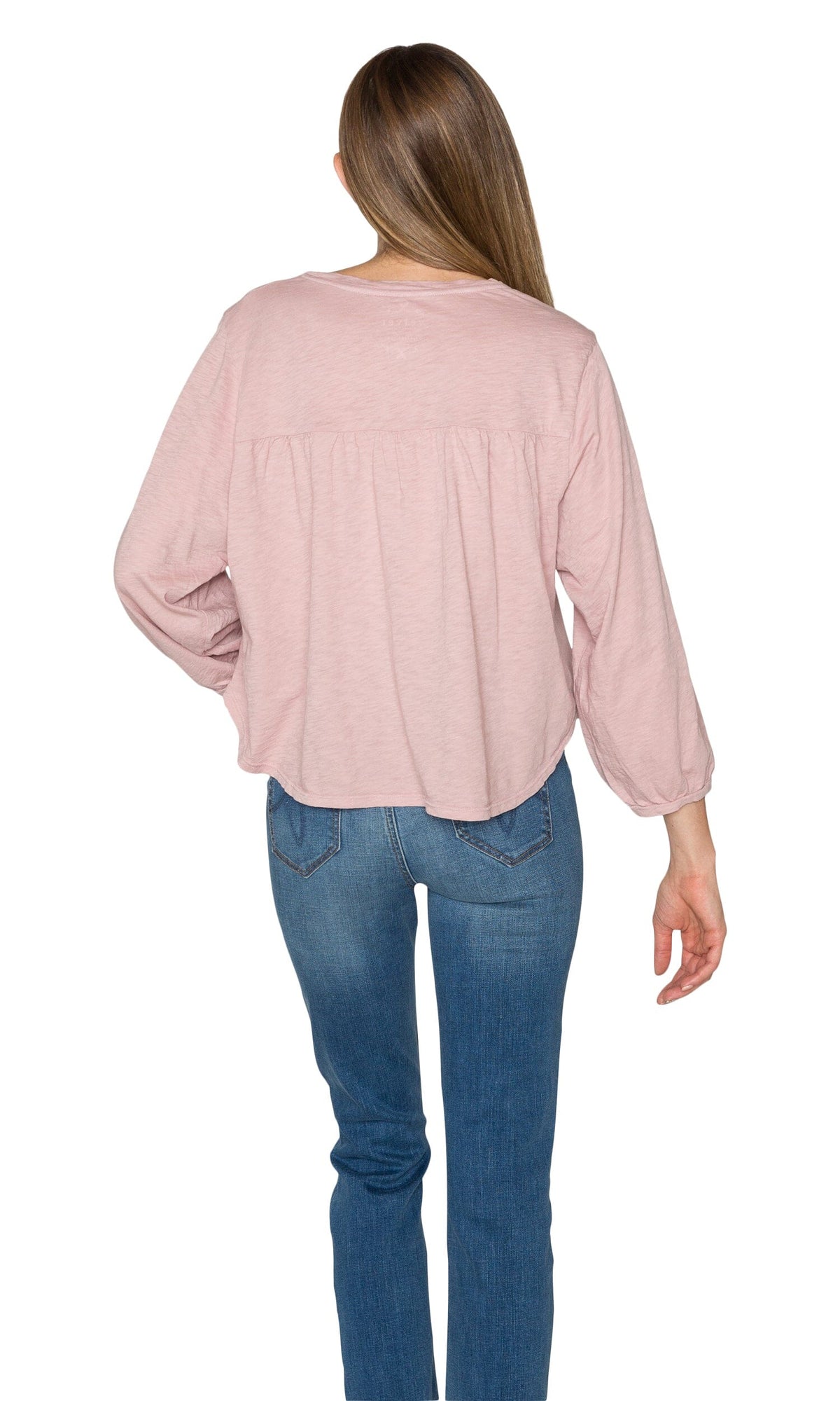 Velvet by Graham &amp; Spencer Winnah Cotton Slub Peasant Top