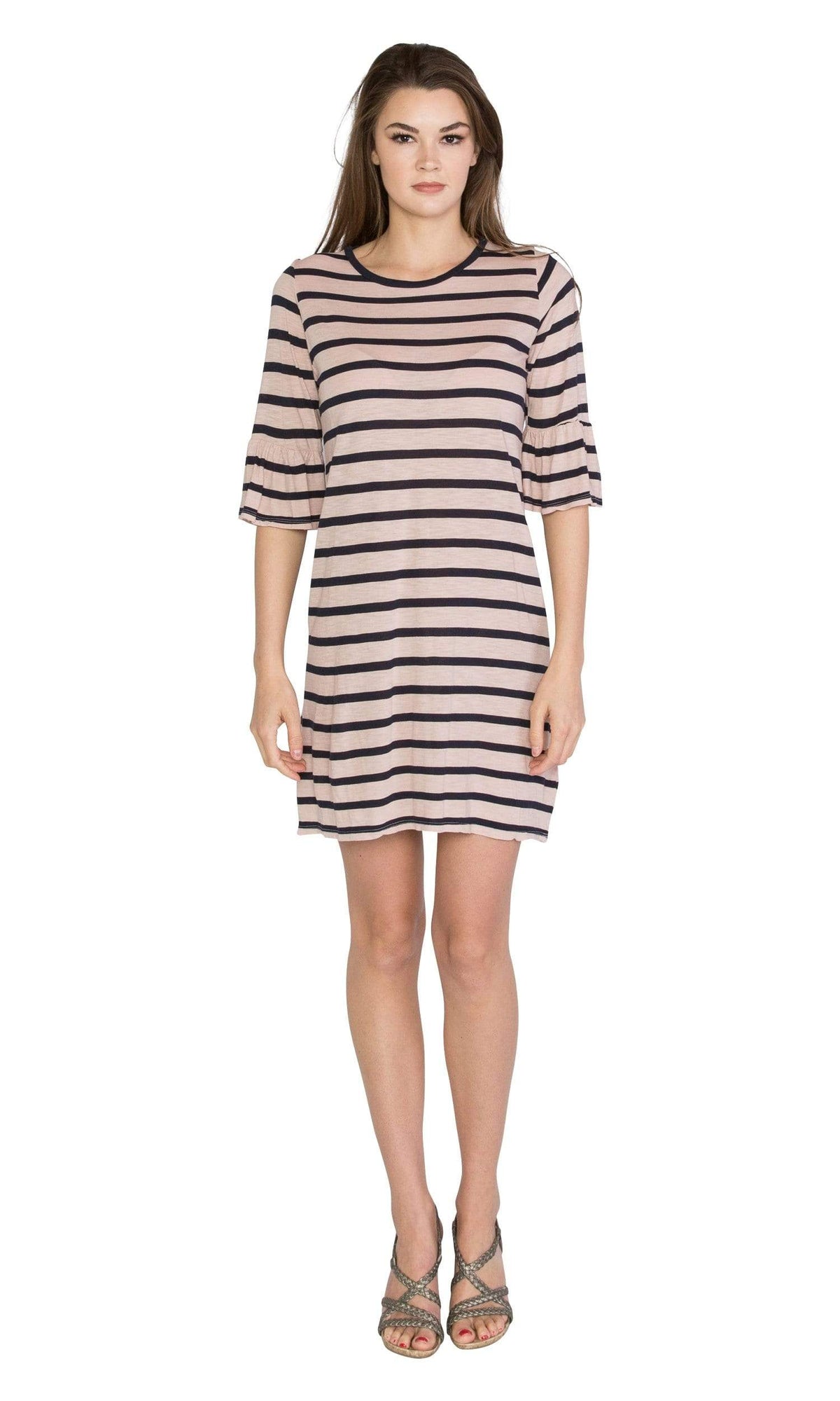 Velvet by Graham &amp; Spencer Andena Cotton Modal Stripe Dress