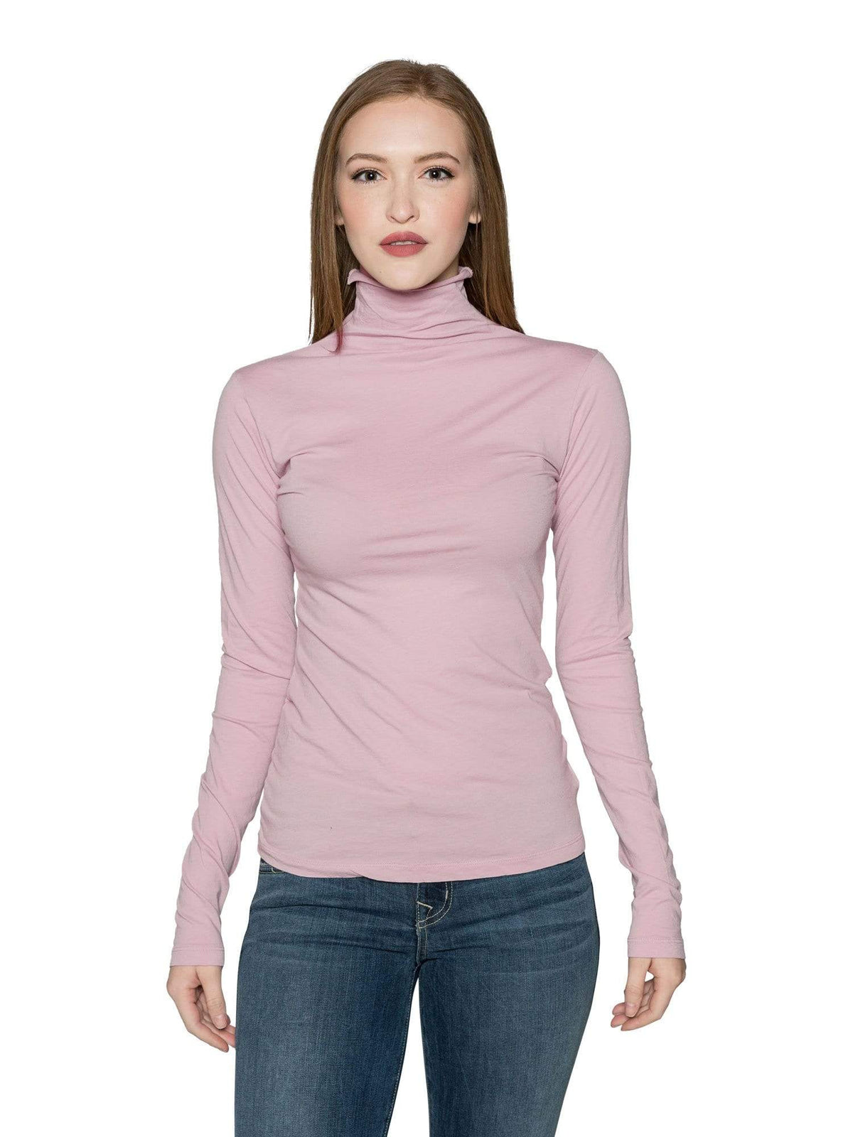 Velvet by Graham &amp; Spencer Talisia05 Gauzy Whisper Turtleneck Top.