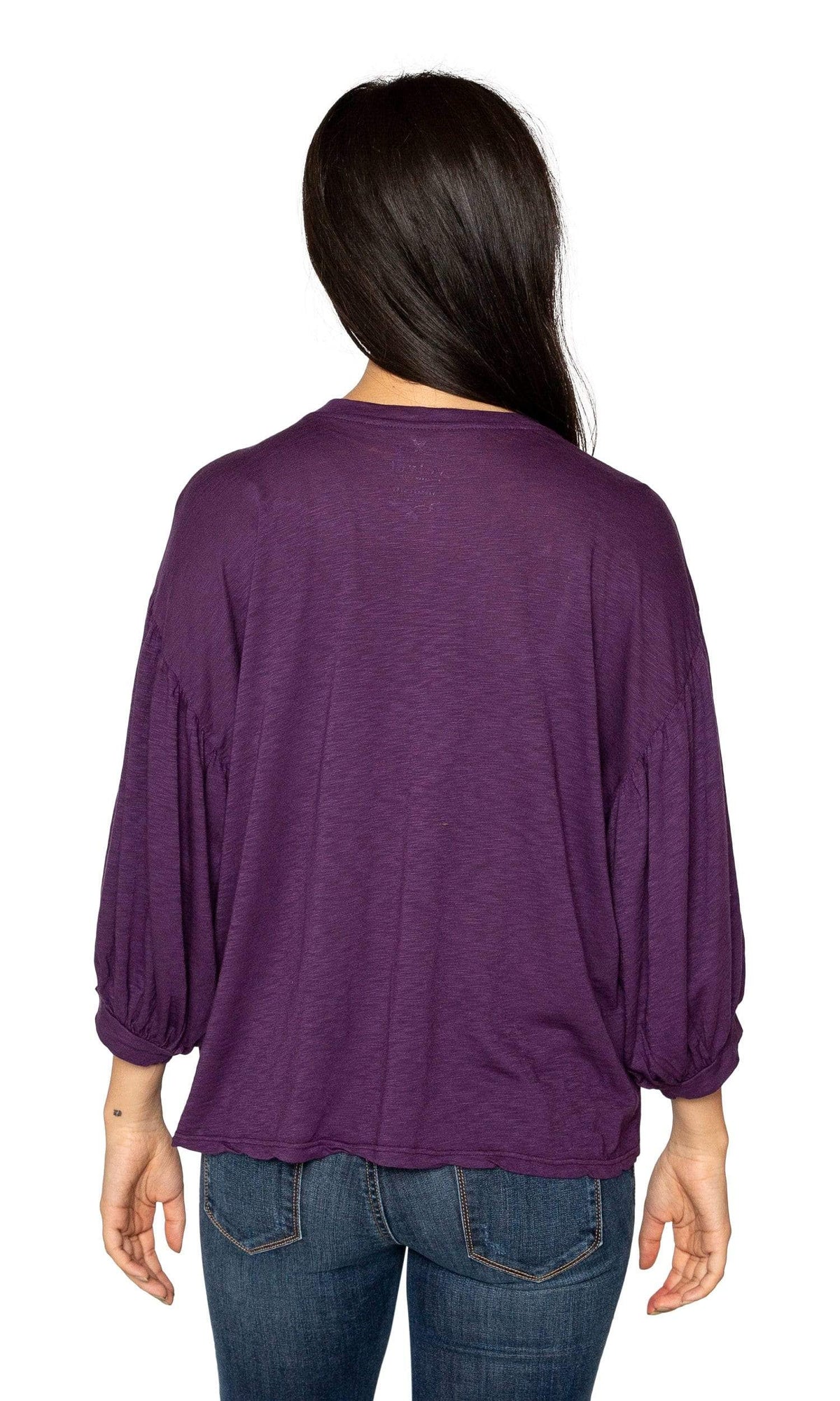 Velvet by Graham &amp; Spencer Tovah Lux Slub Puff Sleeve Top
