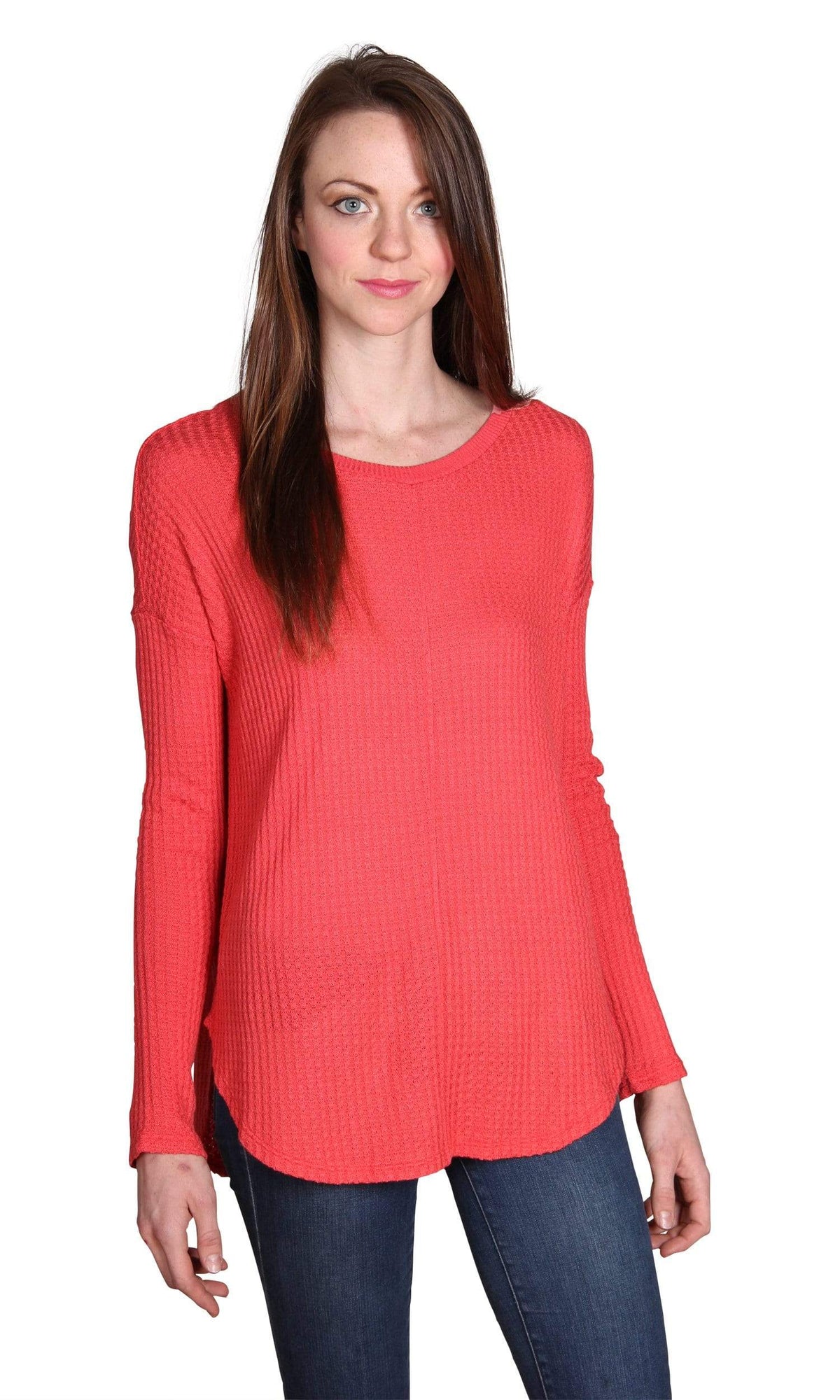 Velvet by Graham &amp; Spencer Belind Thermal Knit Top