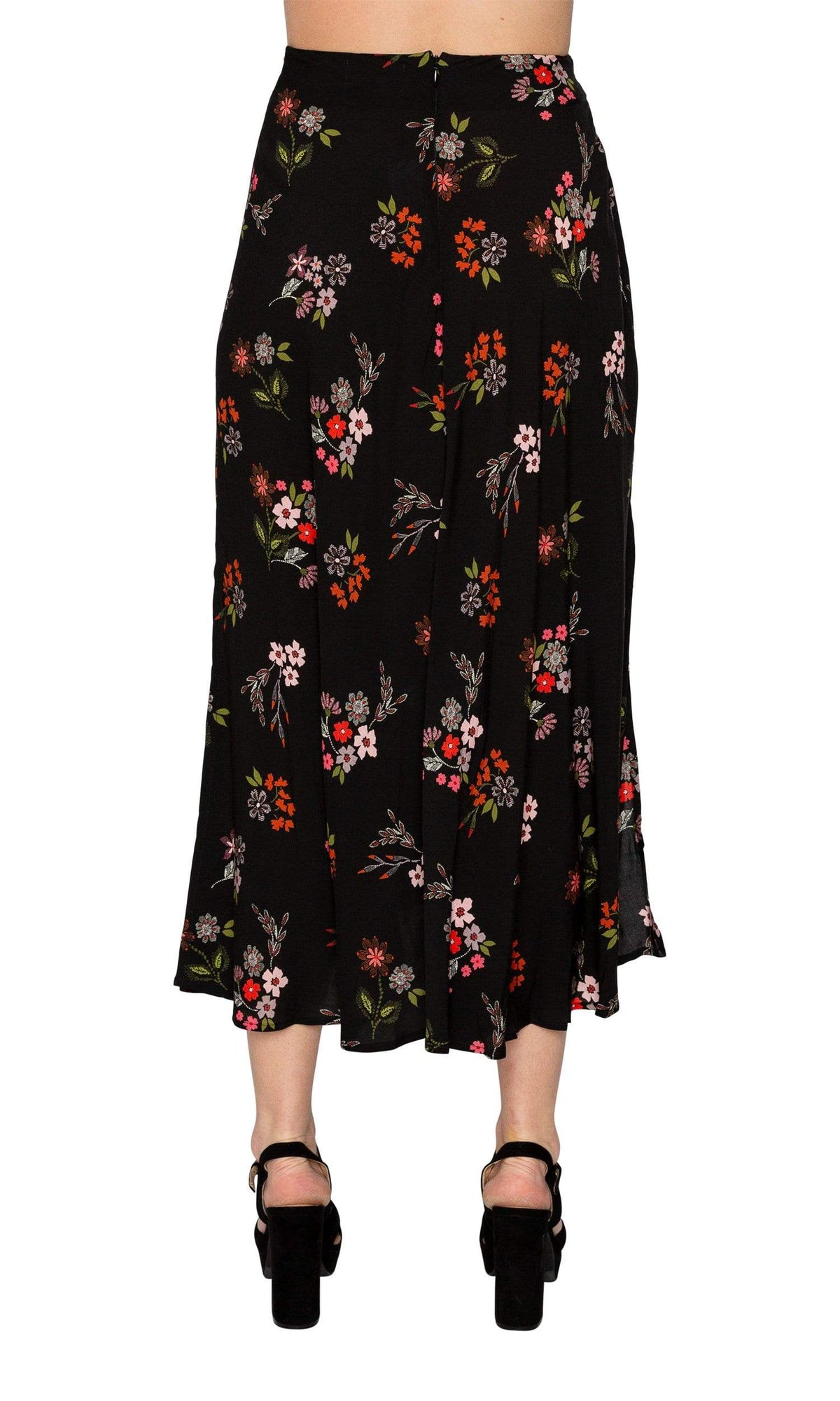 Velvet by Graham &amp; Spencer Swan Spring Floral High/Low Skirt