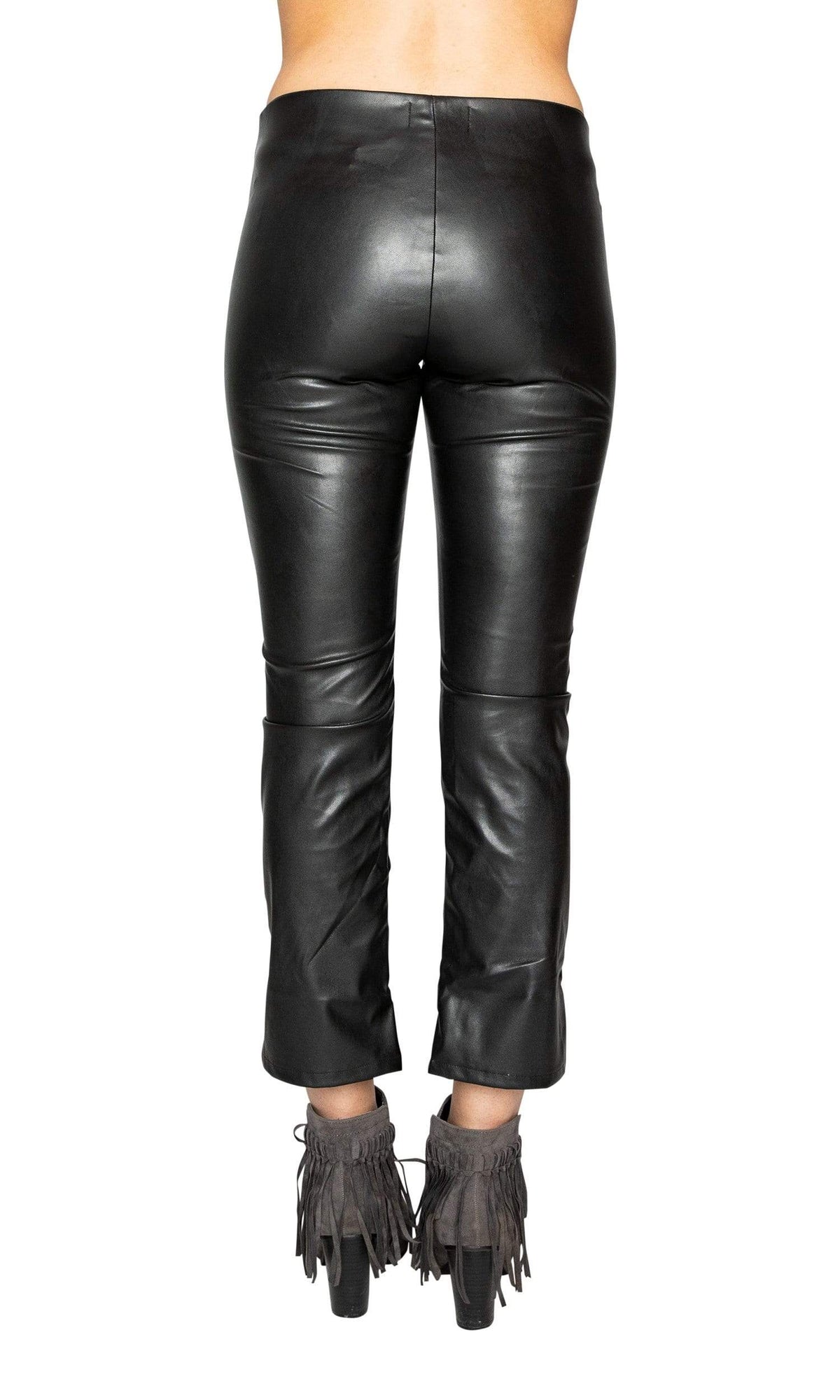 Velvet by Graham &amp; Spencer Santana Faux Leather Cropped Pants
