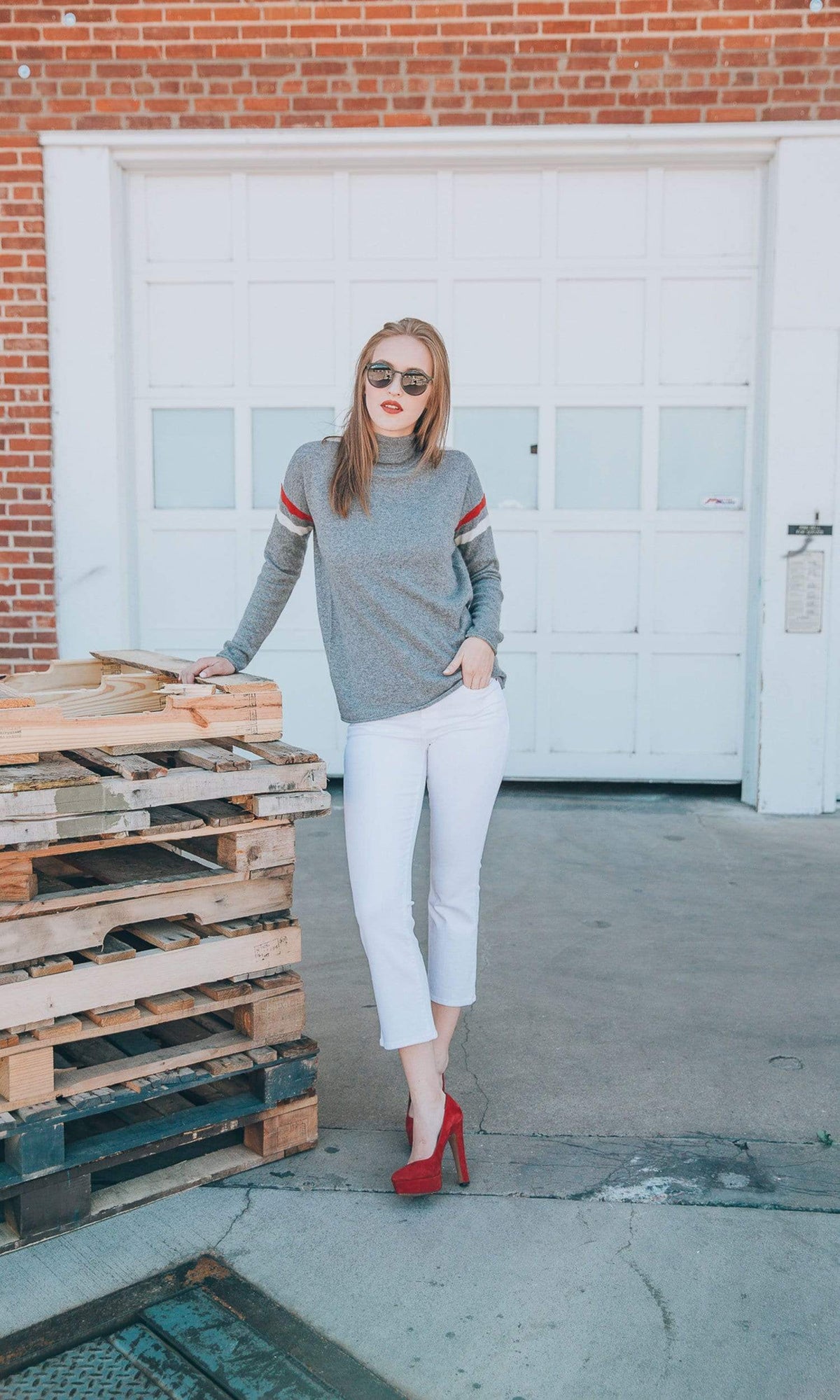 Velvet by Graham &amp; Spencer Bonnie Stripe Cashmere Sweater