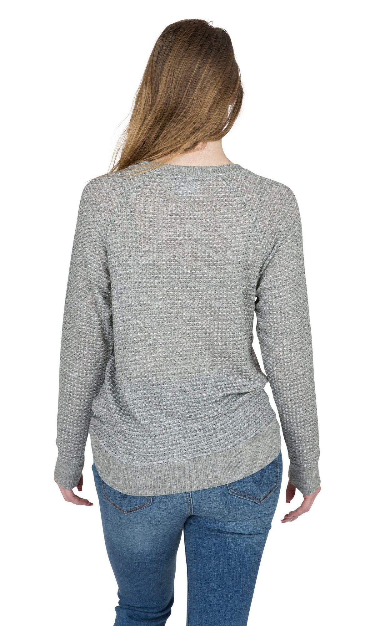 Velvet by Graham &amp; Spencer Matilda Sheer Thermal Knit Tie Top