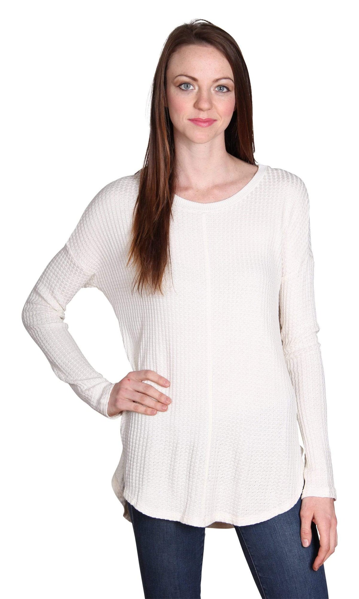 Velvet by Graham &amp; Spencer Belind Thermal Knit Top