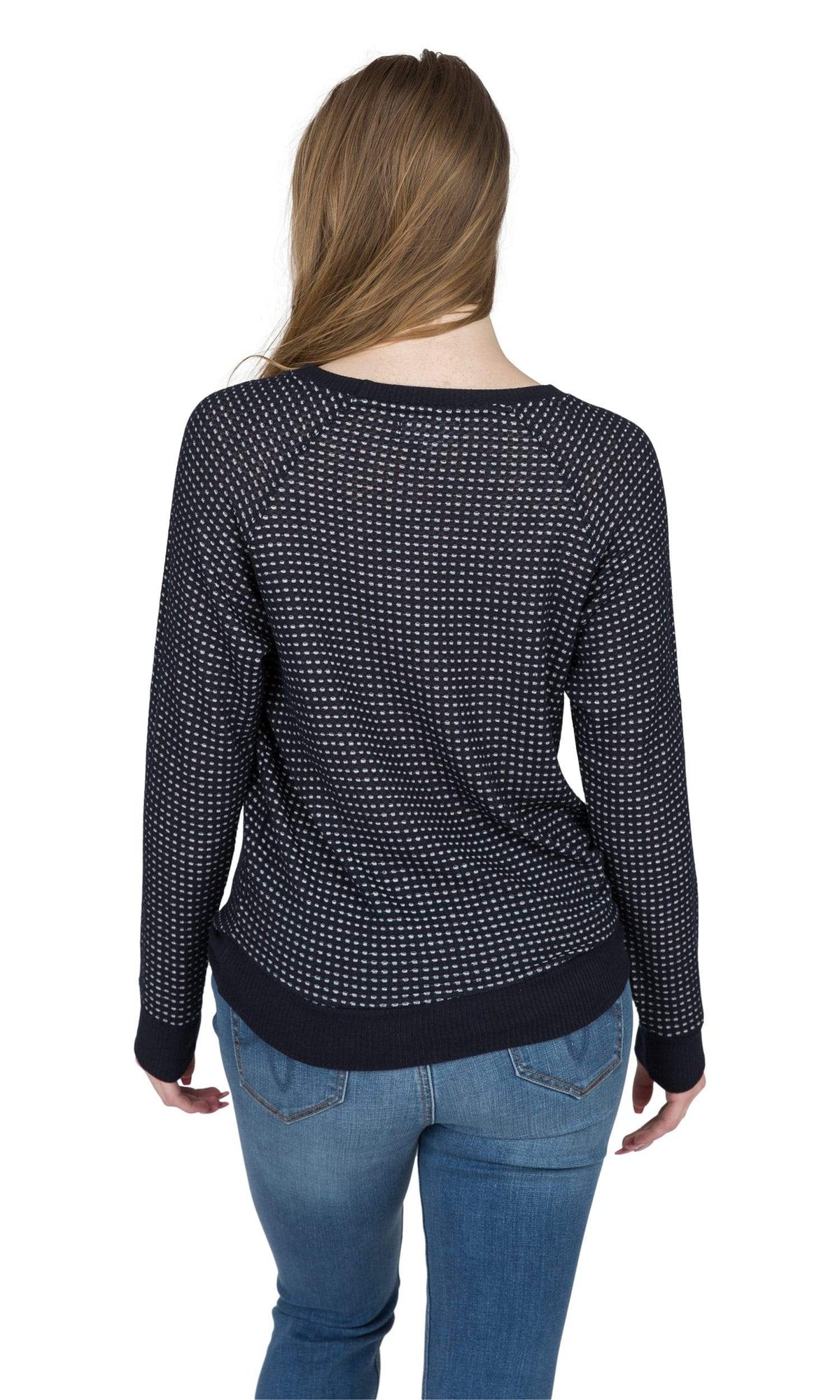 Velvet by Graham &amp; Spencer Matilda Sheer Thermal Knit Tie Top