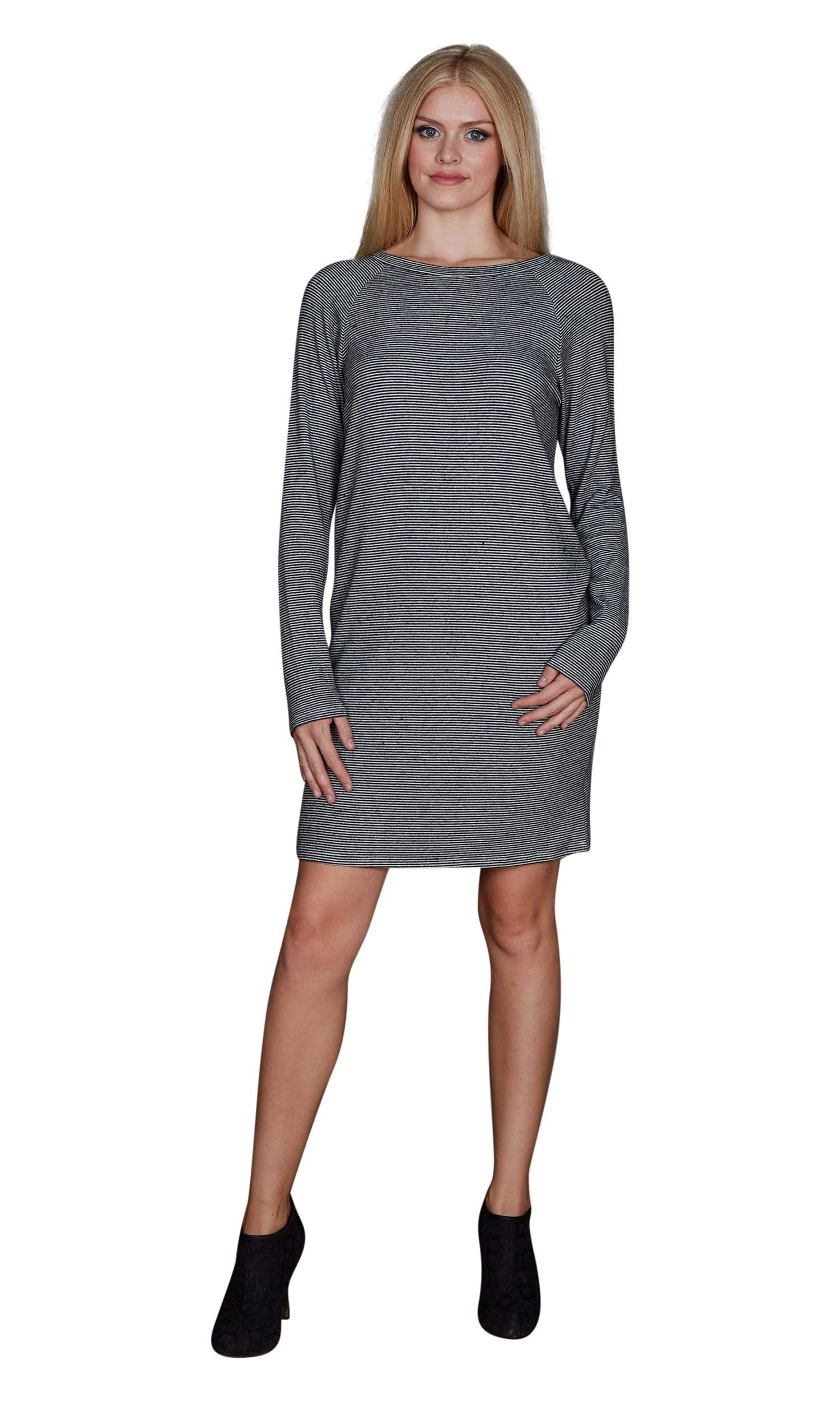 Velvet by Graham & Spencer Diya Stripe Cozy Jersey Dress