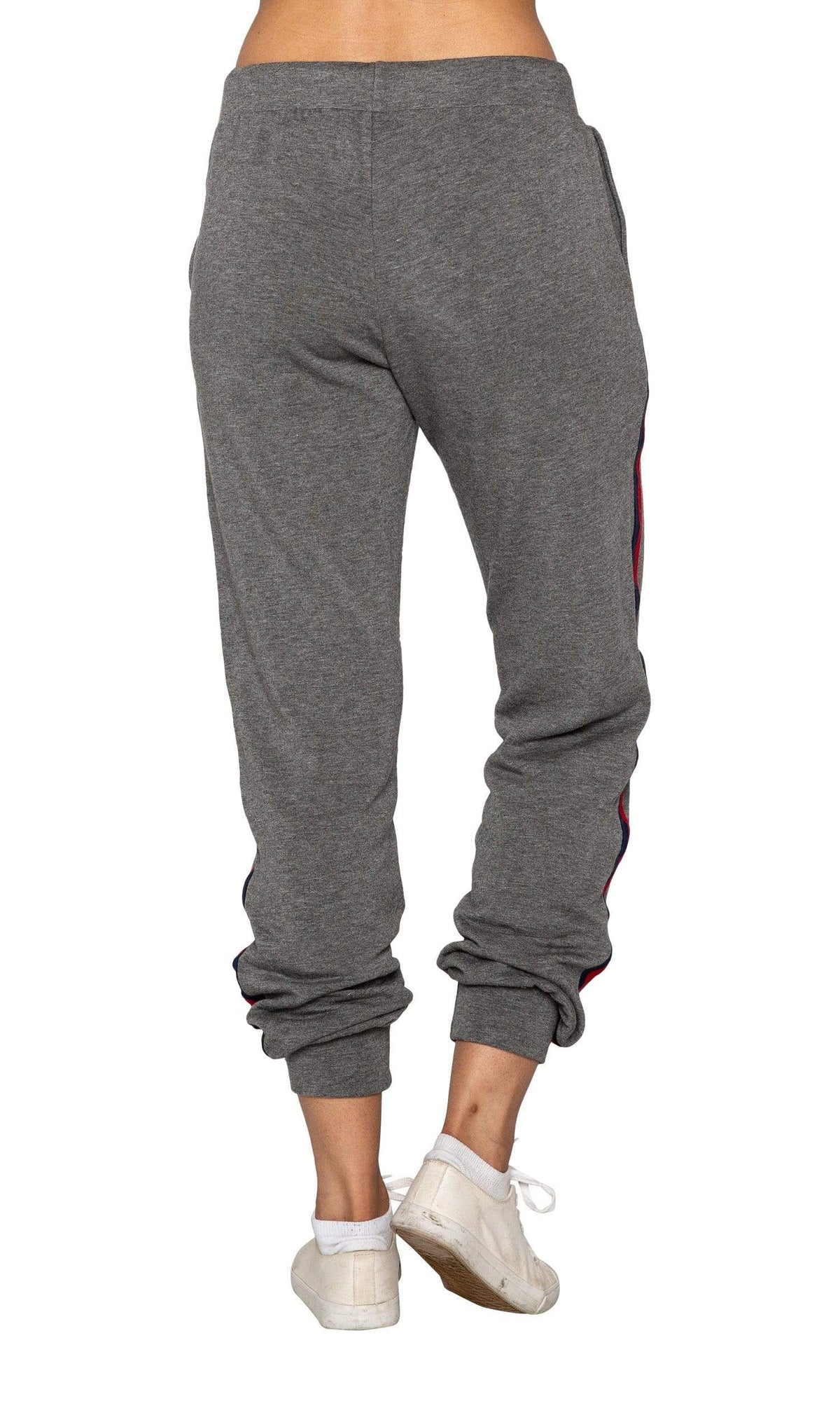 Velvet by Graham &amp; Spencer Dior Stripped Jogger Pants - Charcoal.