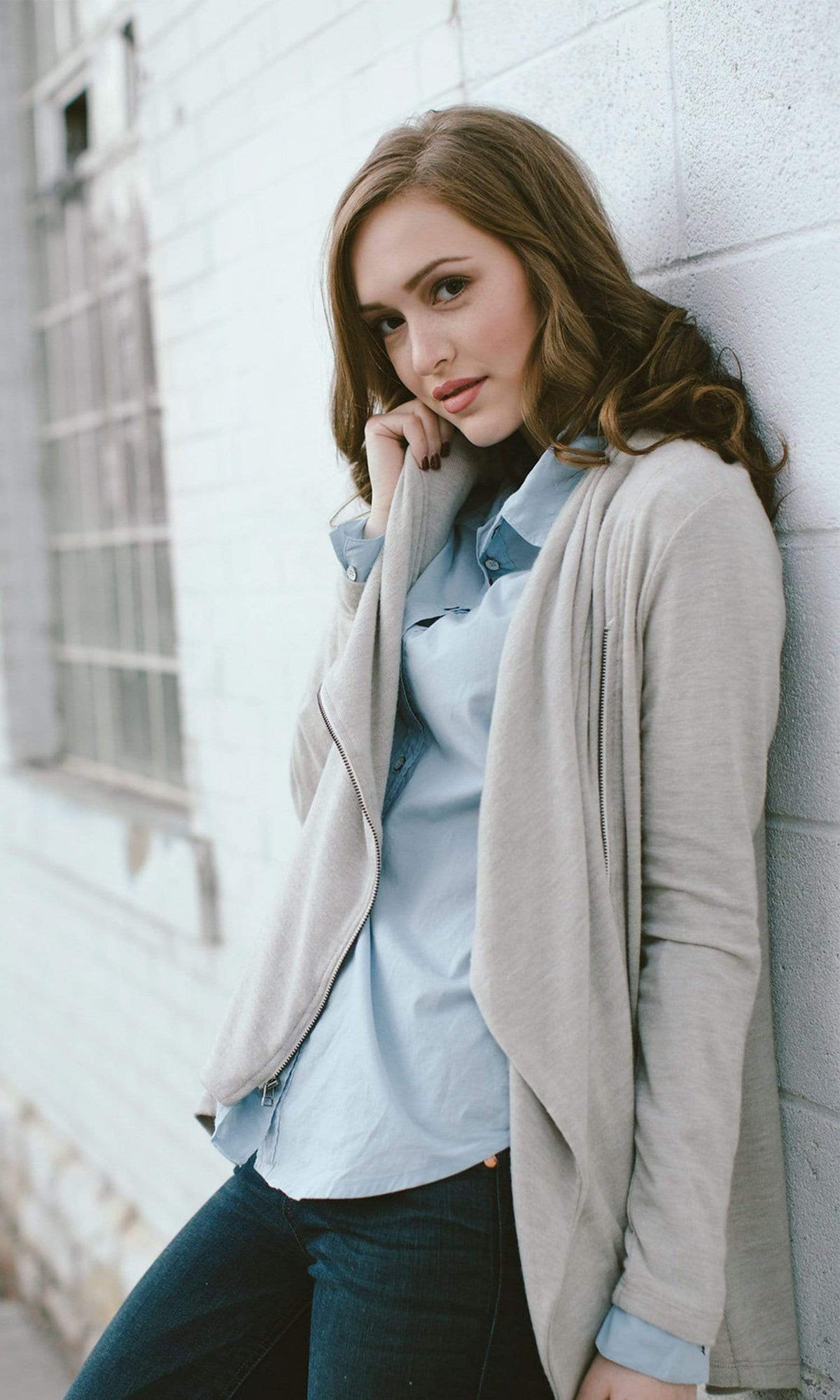 Velvet by Graham &amp; Spencer Jesseray Cozy Jersey Zip-Up Cardigan