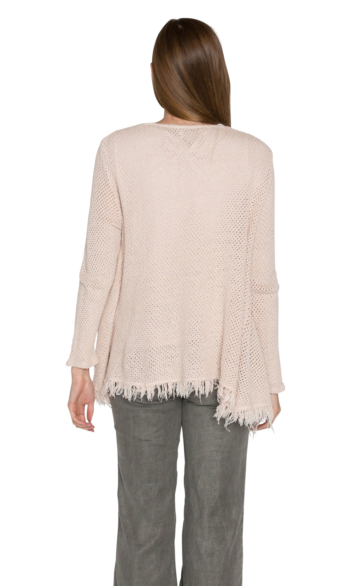 Velvet by Graham &amp; Spencer Floran Crochet Knit Drape Cardigan