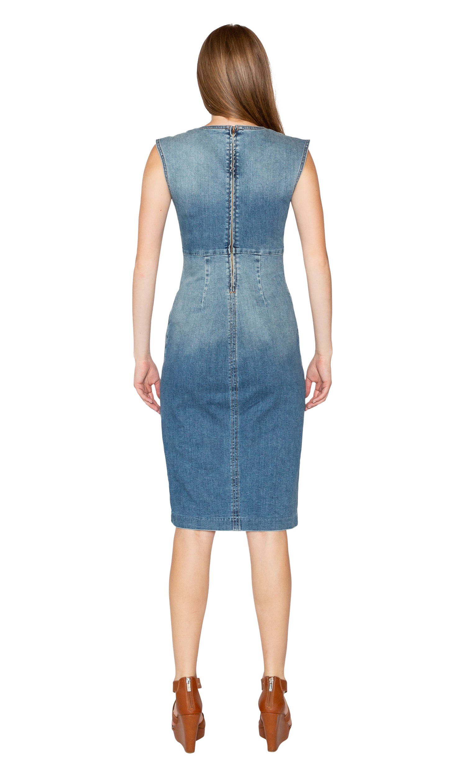 Level 99 Julien Denim Snap Dress available in Mapleton - Vintage Fringe Level 99 Julien Denim Snap Dress available in Mapleton - Vintage Fringe