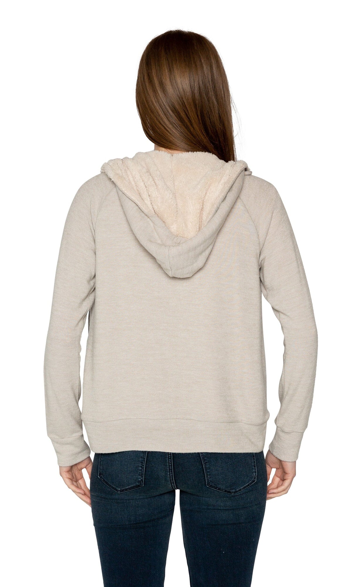 Velvet by Graham &amp; Spencer Rochelle Cozy Jersey Fleece Lined Hoodie