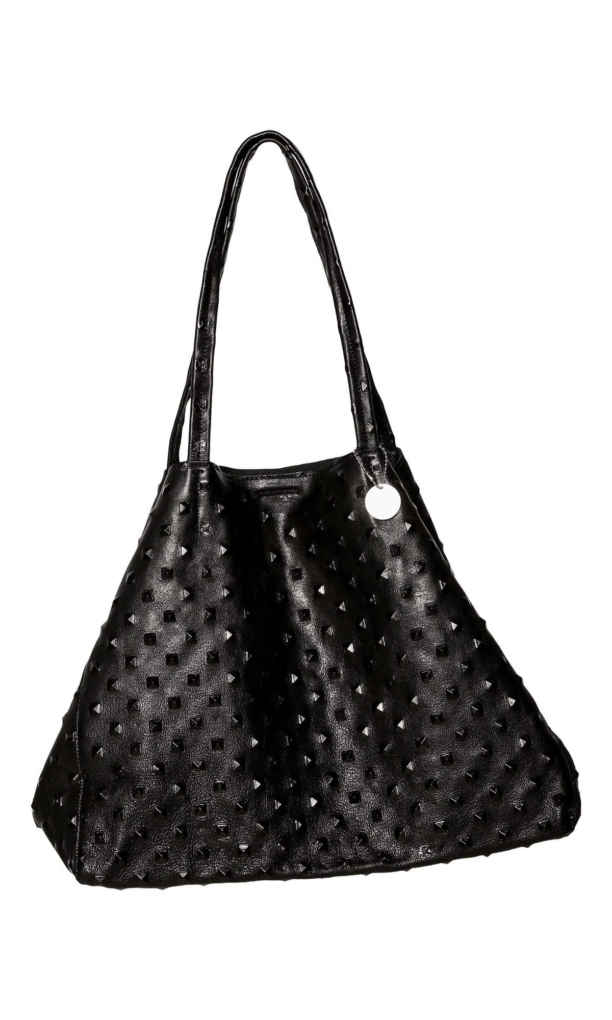 Streets Ahead Charlotte Pyramid Embossed Large Leather Tote