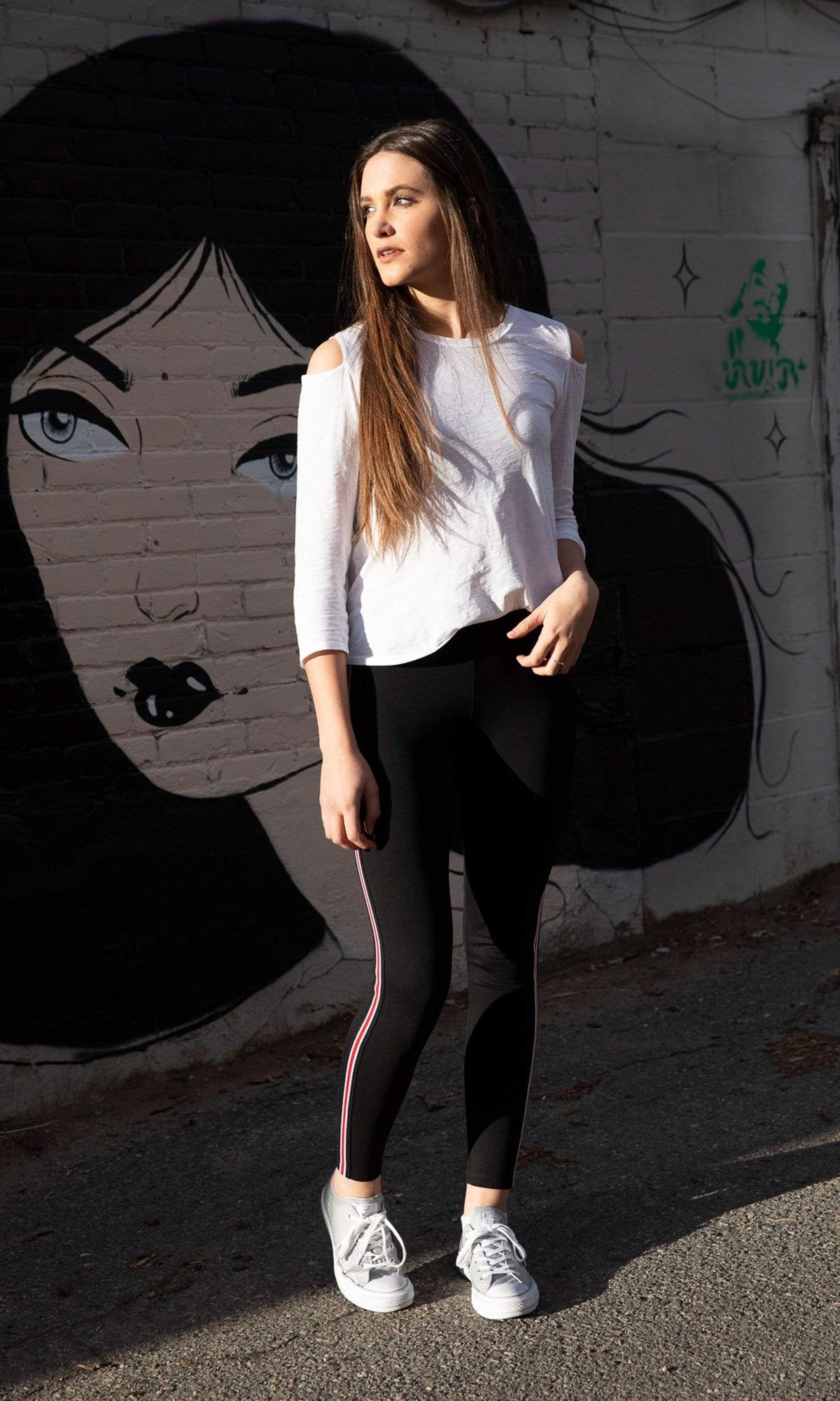 Velvet by Graham &amp; Spencer Rorie Racer Stripe Skinny Pant