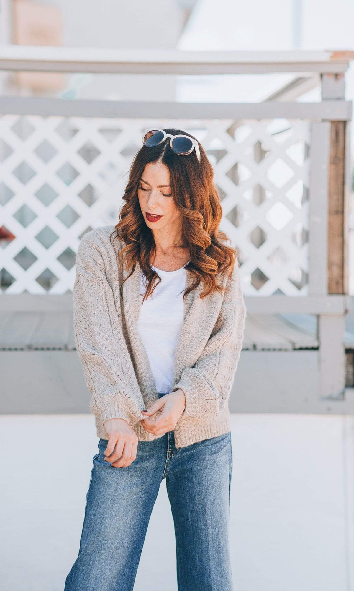 Velvet by Graham &amp; Spencer Beverlee Alpaca Open Cardigan Sweater