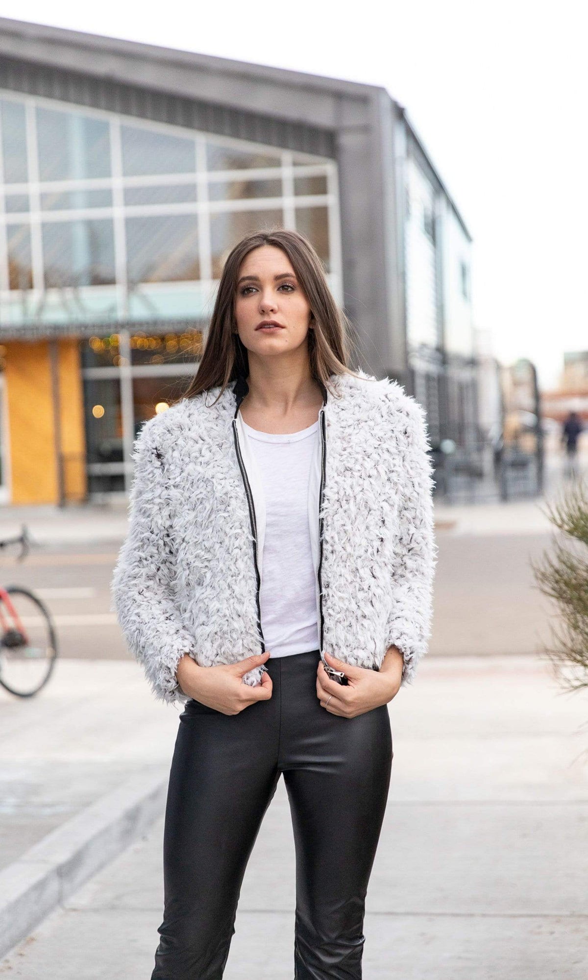 Love Token Priscilla Faux Fur Jacket