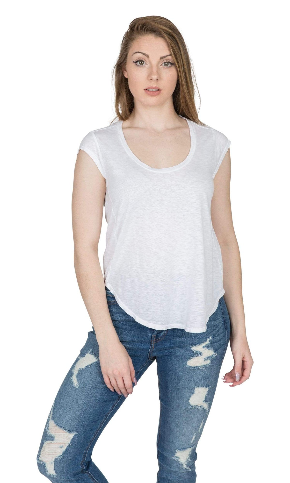 Velvet by Graham &amp; Spencer Briley Lux Slub Tee