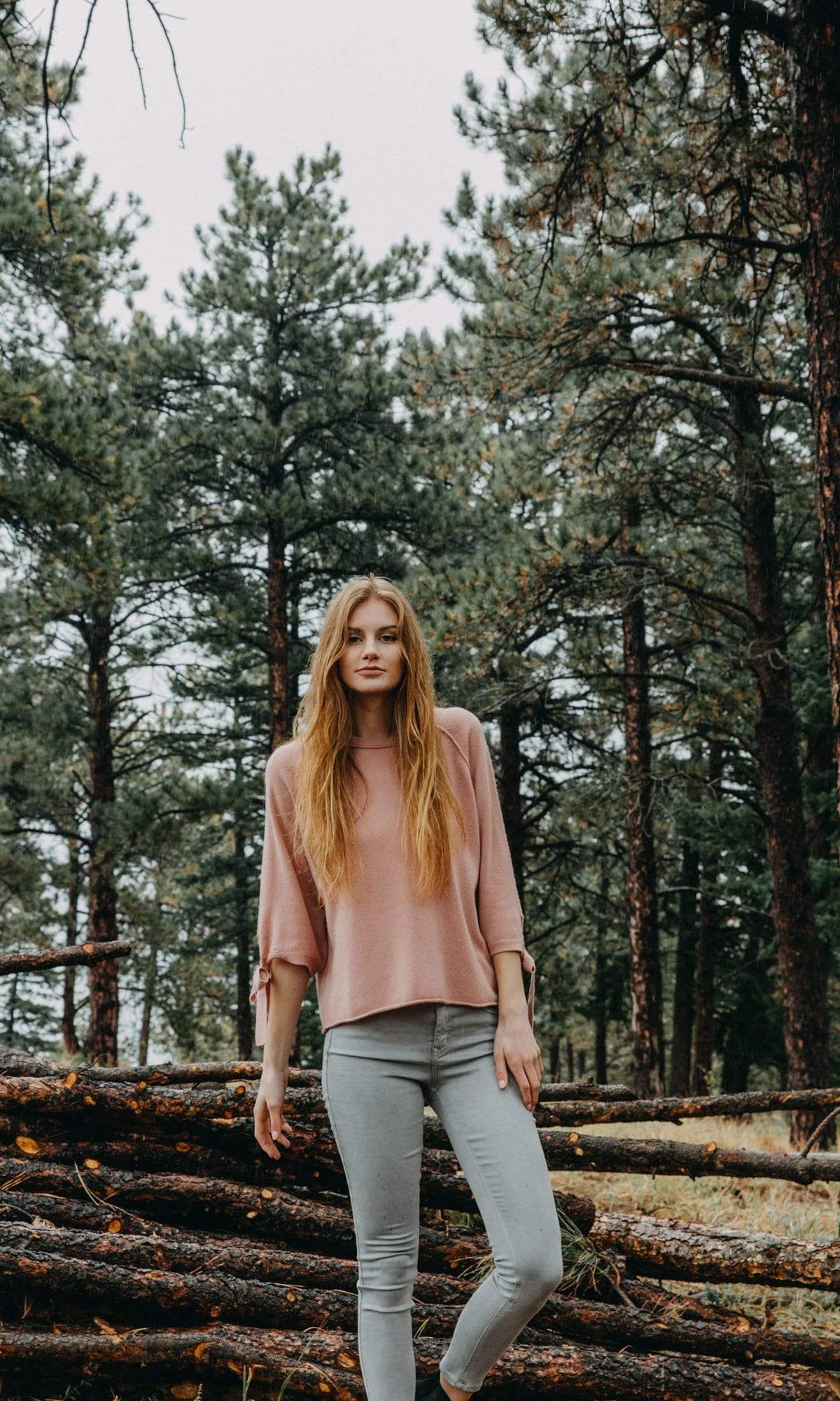 Velvet by Graham &amp; Spencer Nicolette Cashmere Tie Sleeve Sweater