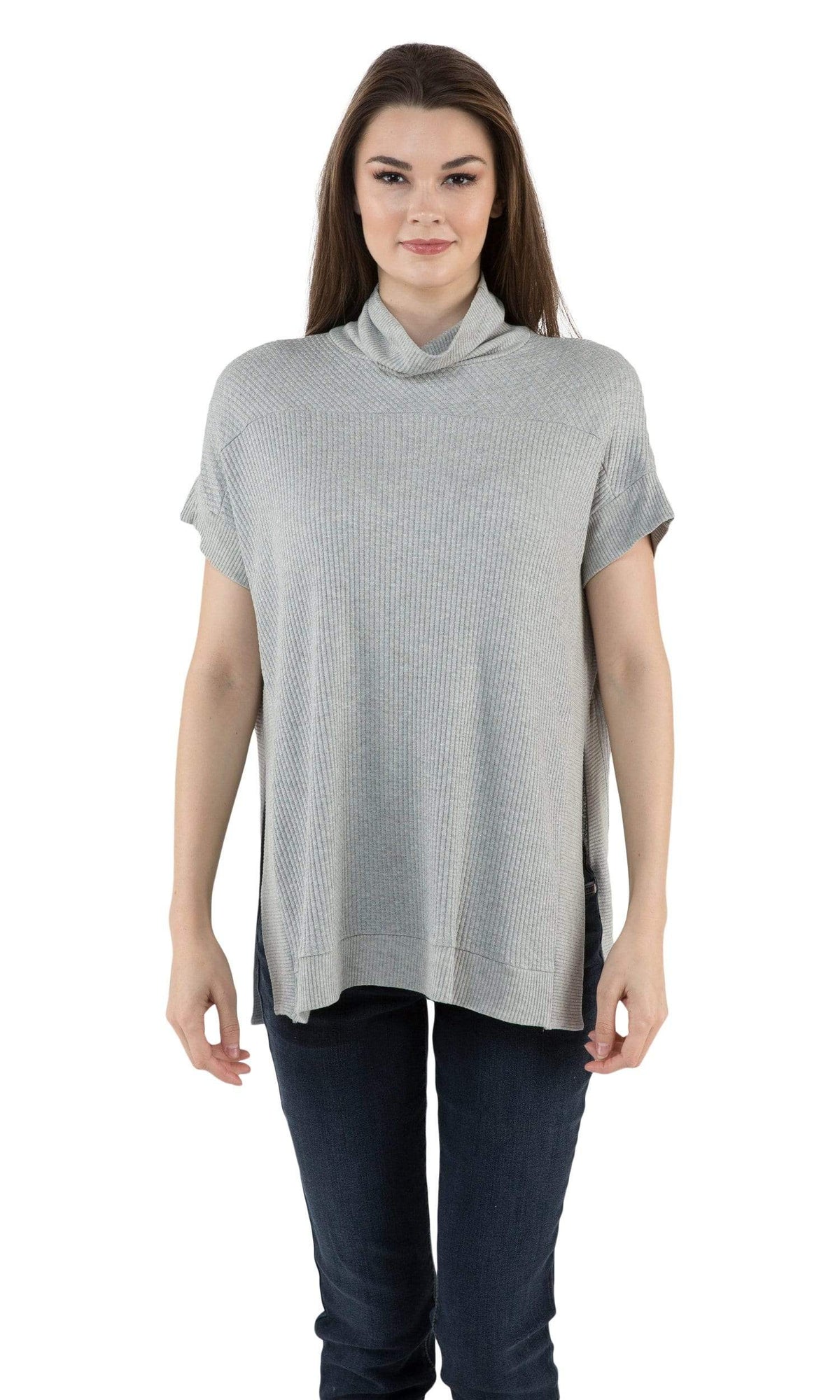 Velvet by Graham &amp; Spencer Josephine Thermal Knit Turtleneck Top