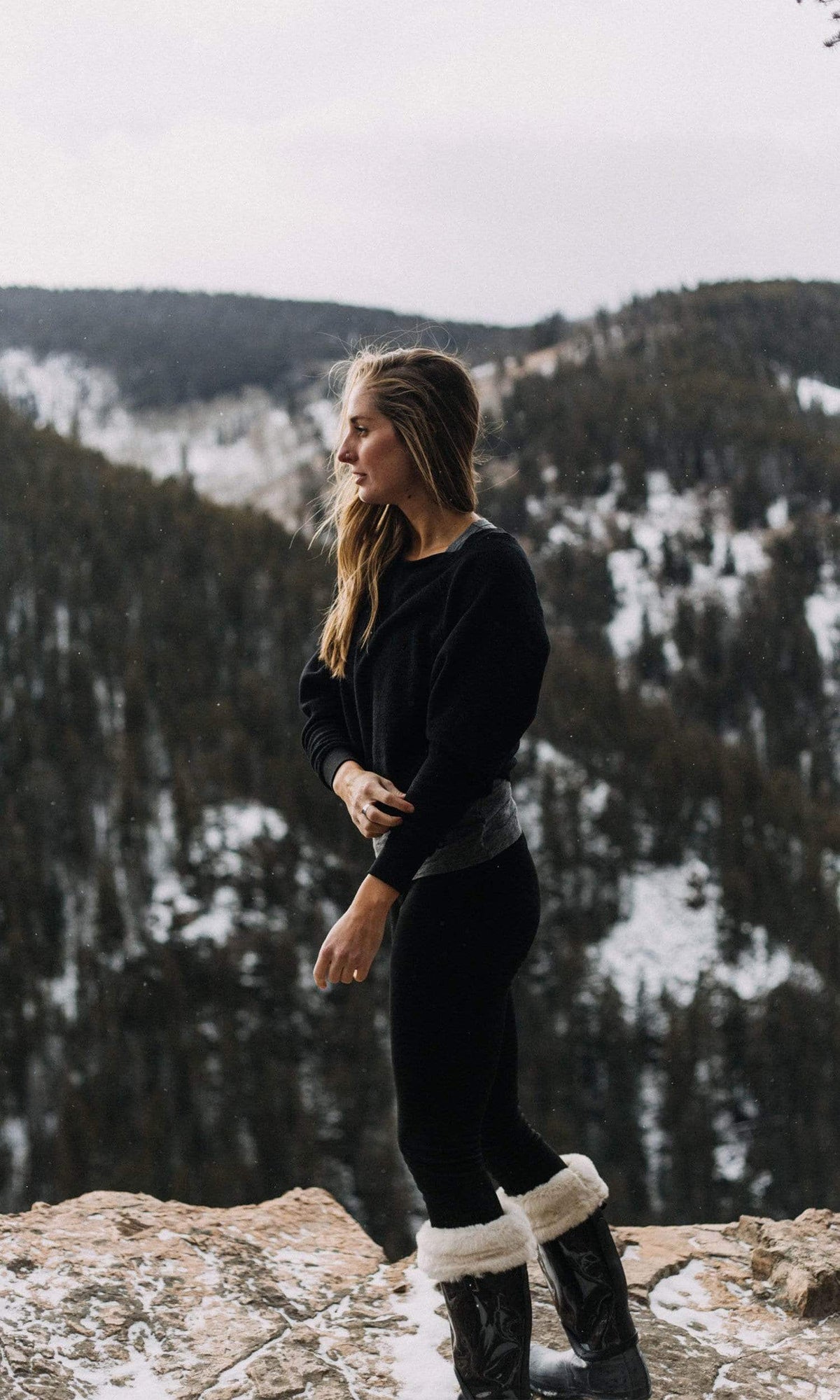 Claudia Inside Out Crop Sweatshirt