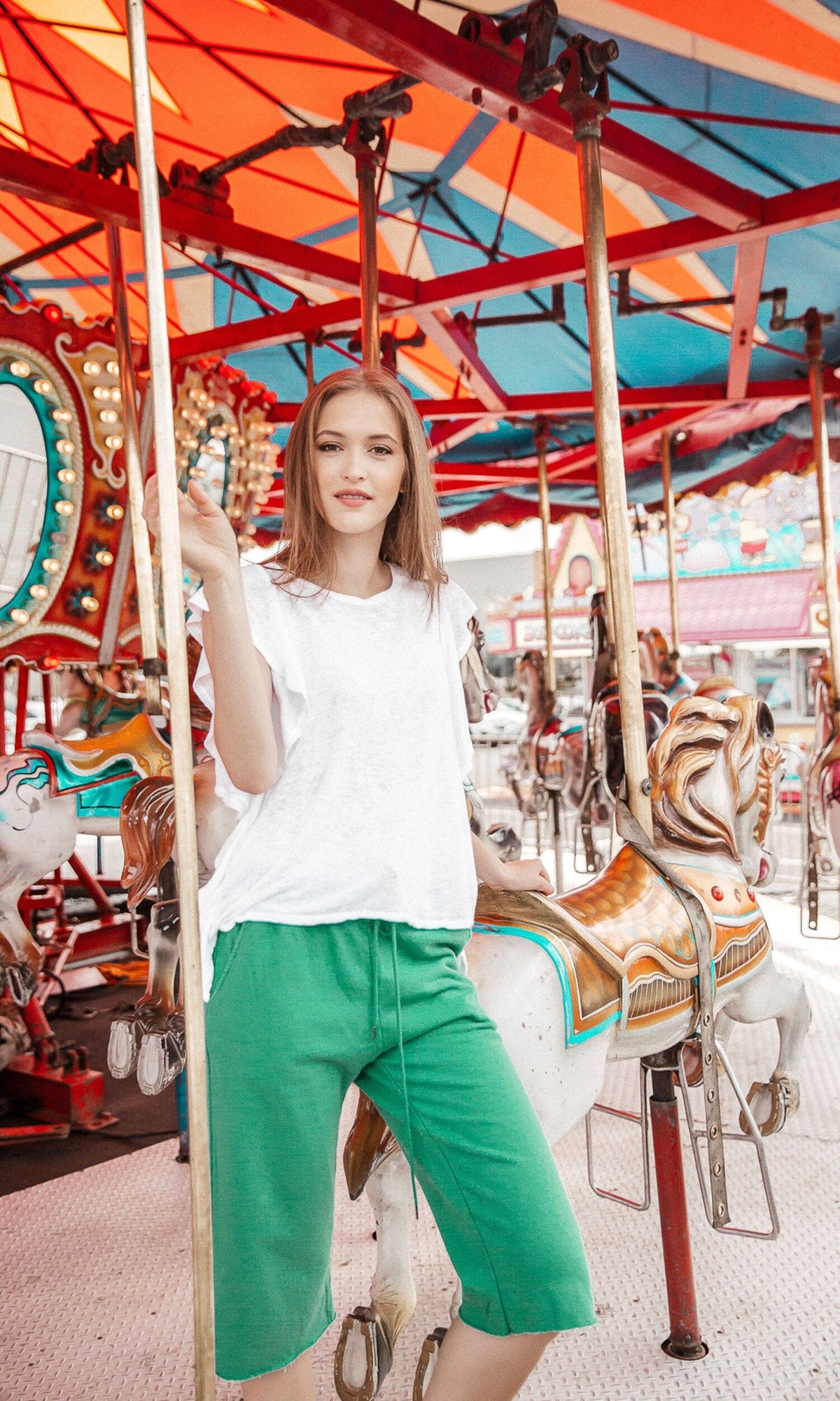 Velvet by Graham &amp; Spencer Natalie French Terry Long Shorts