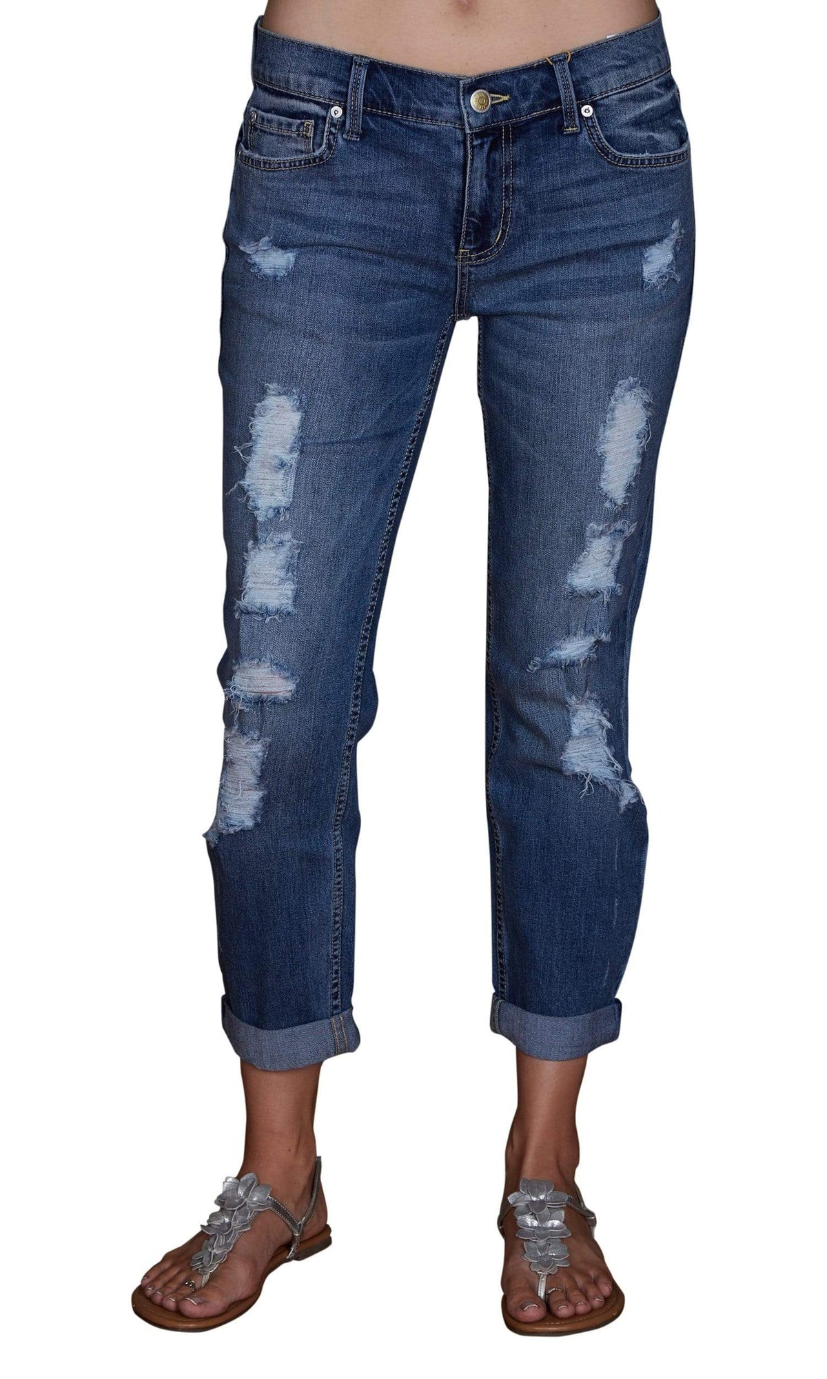 Level 99 Sienna Tomboy Fit Denim - Seaside