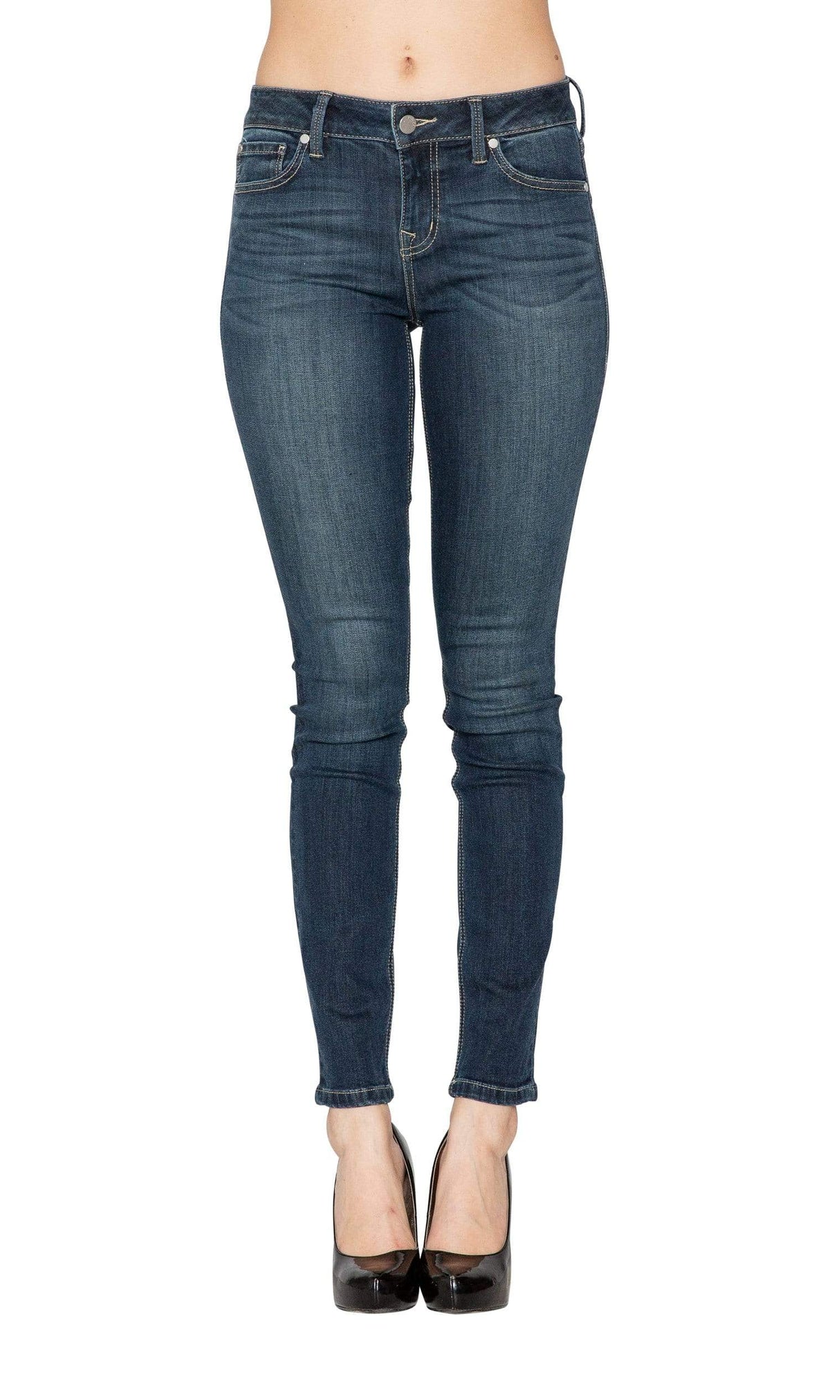 Level 99 Liza Mid Rise Denim - Mineral Peak